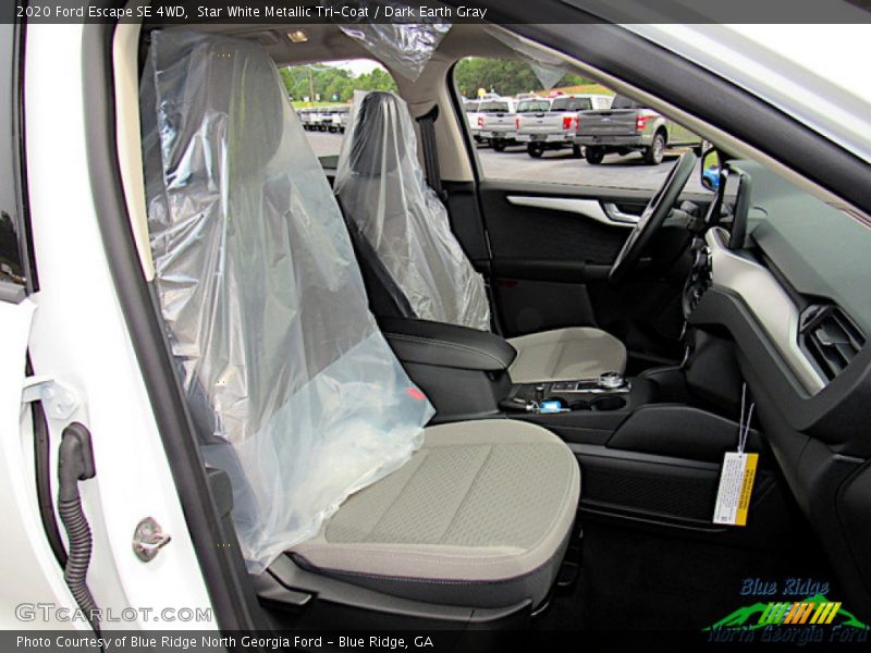 Star White Metallic Tri-Coat / Dark Earth Gray 2020 Ford Escape SE 4WD
