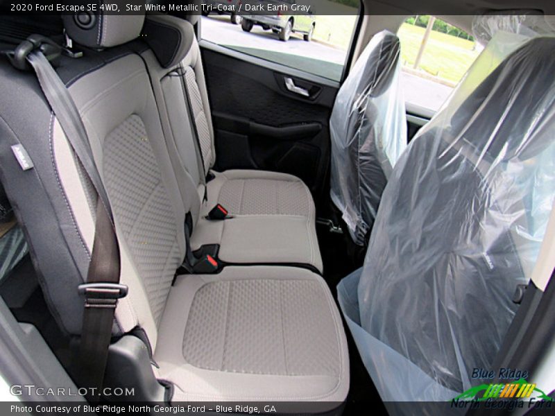 Star White Metallic Tri-Coat / Dark Earth Gray 2020 Ford Escape SE 4WD