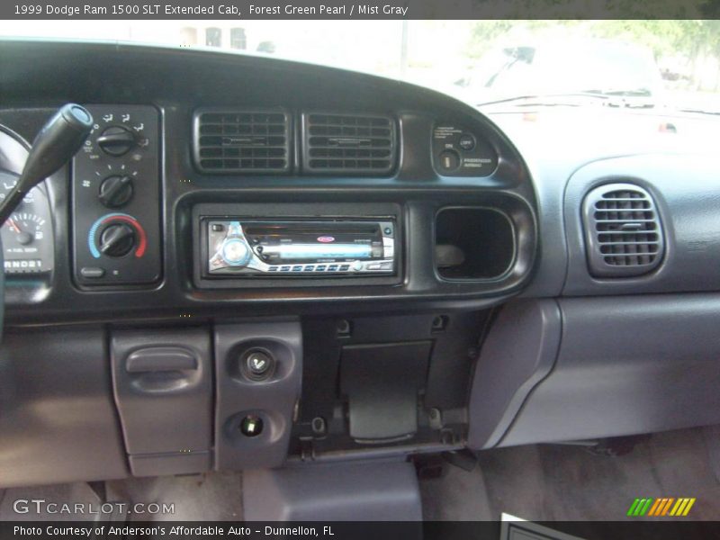Forest Green Pearl / Mist Gray 1999 Dodge Ram 1500 SLT Extended Cab