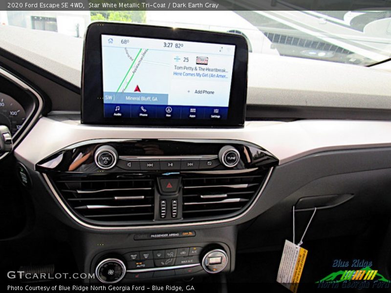 Star White Metallic Tri-Coat / Dark Earth Gray 2020 Ford Escape SE 4WD
