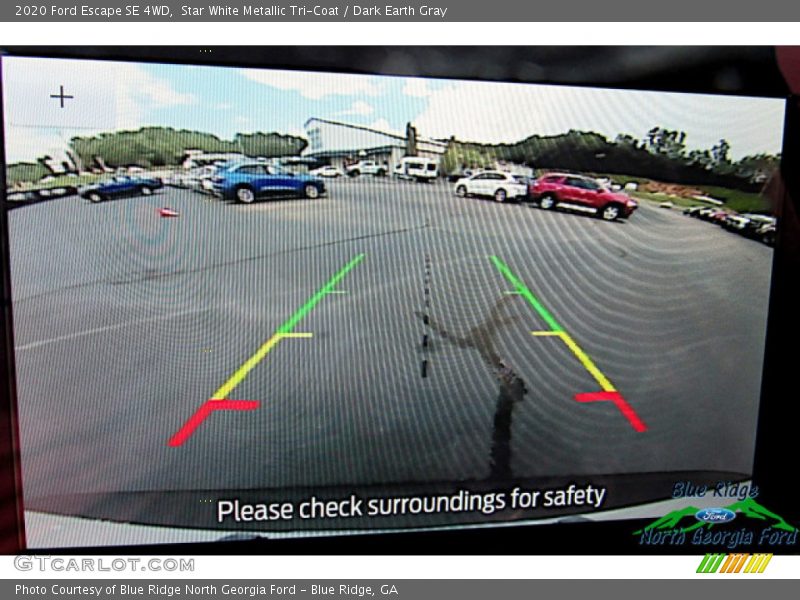Star White Metallic Tri-Coat / Dark Earth Gray 2020 Ford Escape SE 4WD