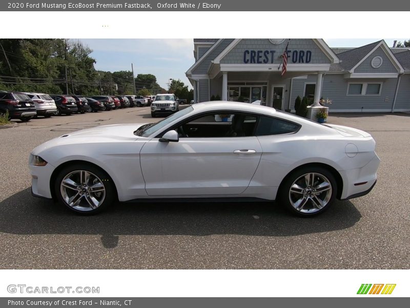 Oxford White / Ebony 2020 Ford Mustang EcoBoost Premium Fastback