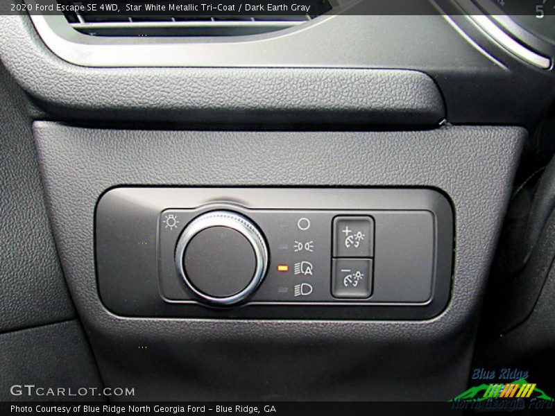 Star White Metallic Tri-Coat / Dark Earth Gray 2020 Ford Escape SE 4WD