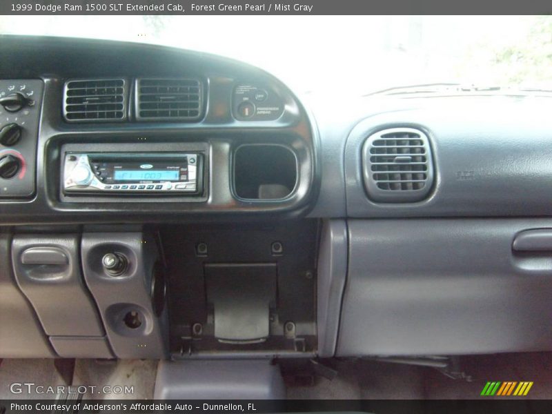 Forest Green Pearl / Mist Gray 1999 Dodge Ram 1500 SLT Extended Cab
