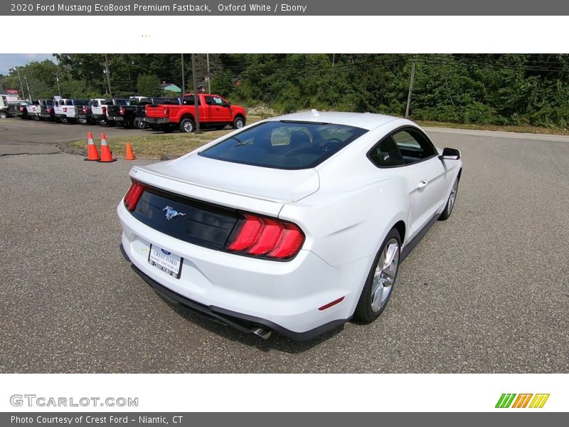 Oxford White / Ebony 2020 Ford Mustang EcoBoost Premium Fastback
