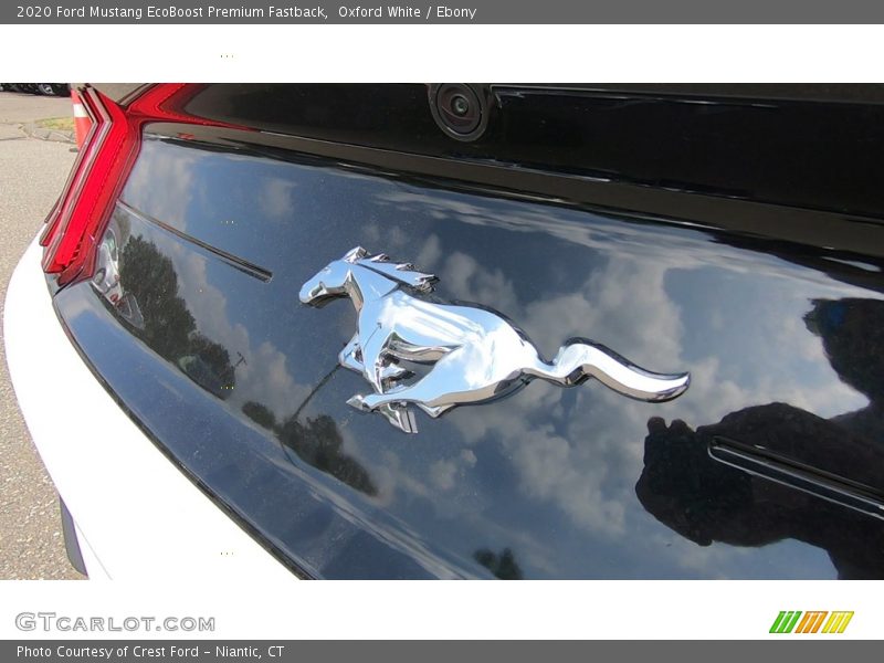 Oxford White / Ebony 2020 Ford Mustang EcoBoost Premium Fastback