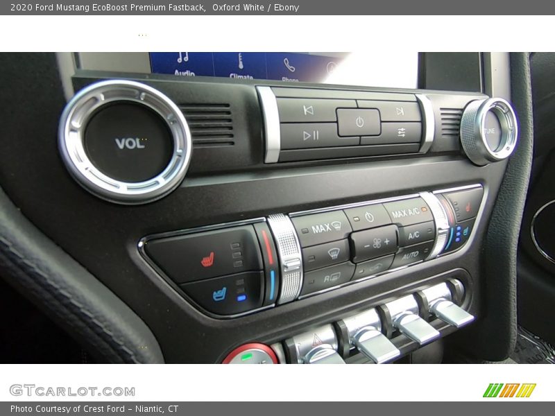 Oxford White / Ebony 2020 Ford Mustang EcoBoost Premium Fastback