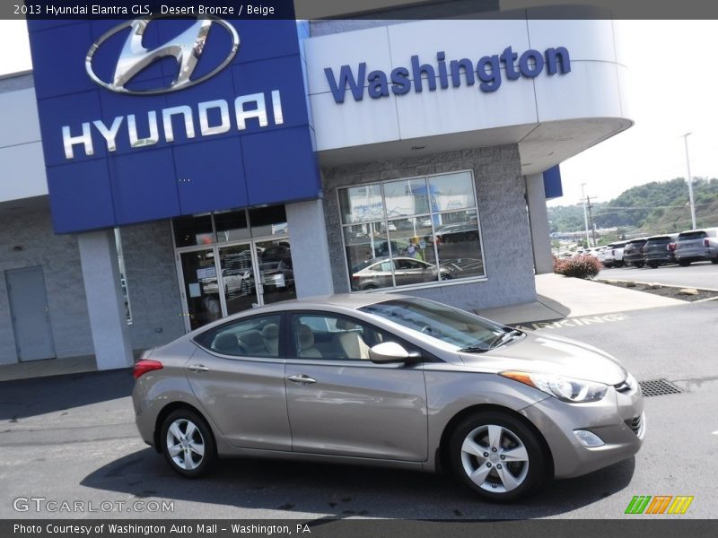 Desert Bronze / Beige 2013 Hyundai Elantra GLS