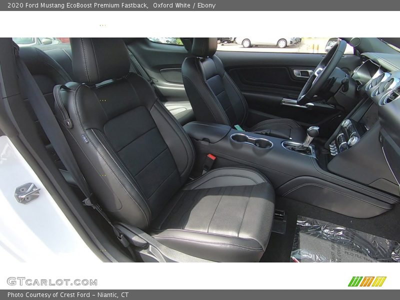 Front Seat of 2020 Mustang EcoBoost Premium Fastback