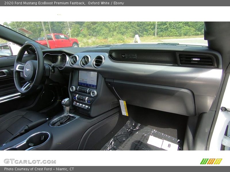 Oxford White / Ebony 2020 Ford Mustang EcoBoost Premium Fastback