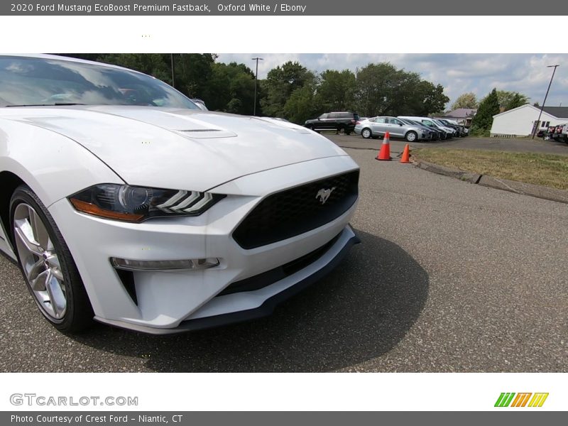Oxford White / Ebony 2020 Ford Mustang EcoBoost Premium Fastback