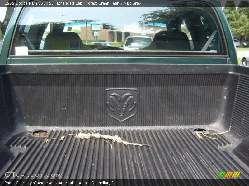 Forest Green Pearl / Mist Gray 1999 Dodge Ram 1500 SLT Extended Cab