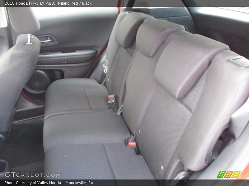 Milano Red / Black 2018 Honda HR-V LX AWD