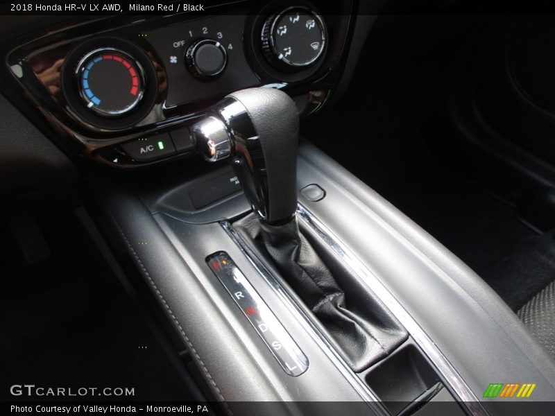 Milano Red / Black 2018 Honda HR-V LX AWD