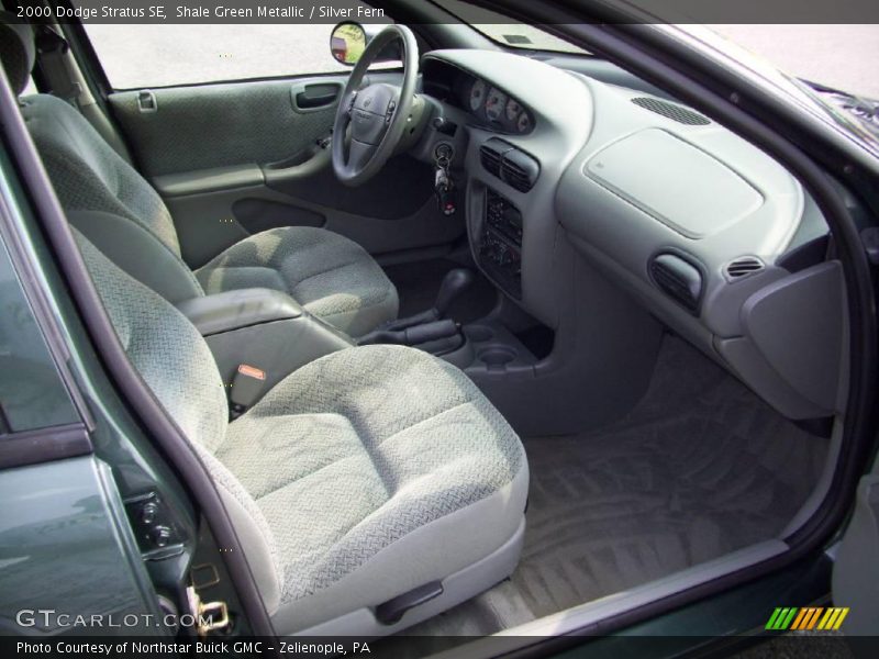 Shale Green Metallic / Silver Fern 2000 Dodge Stratus SE