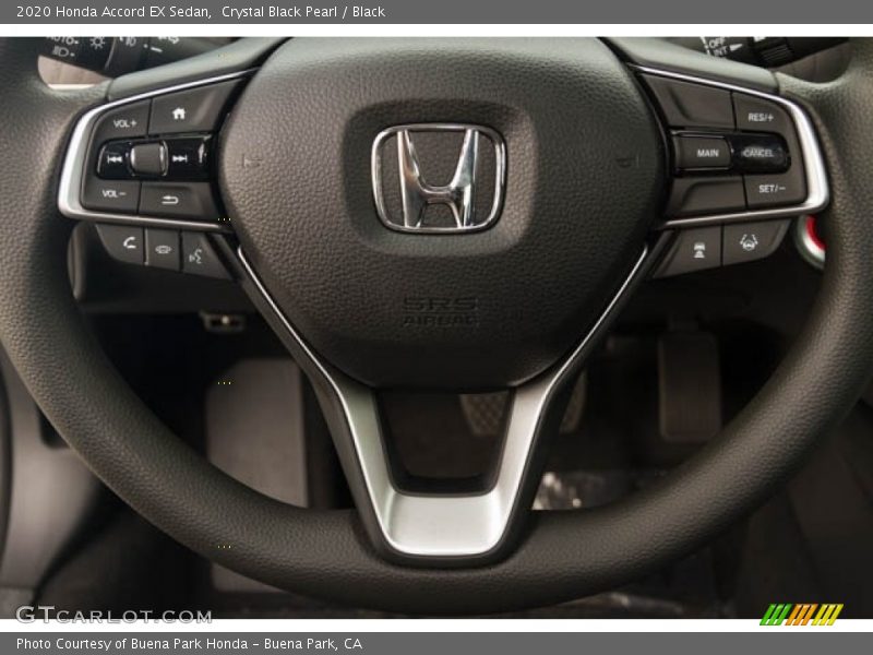 Crystal Black Pearl / Black 2020 Honda Accord EX Sedan