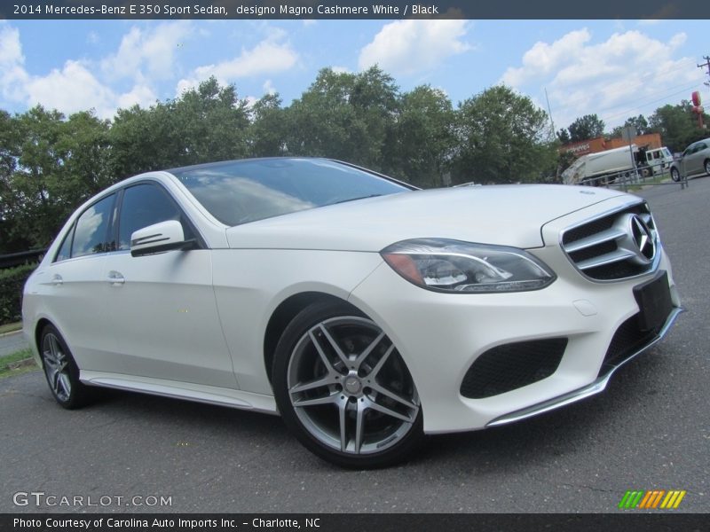 Front 3/4 View of 2014 E 350 Sport Sedan