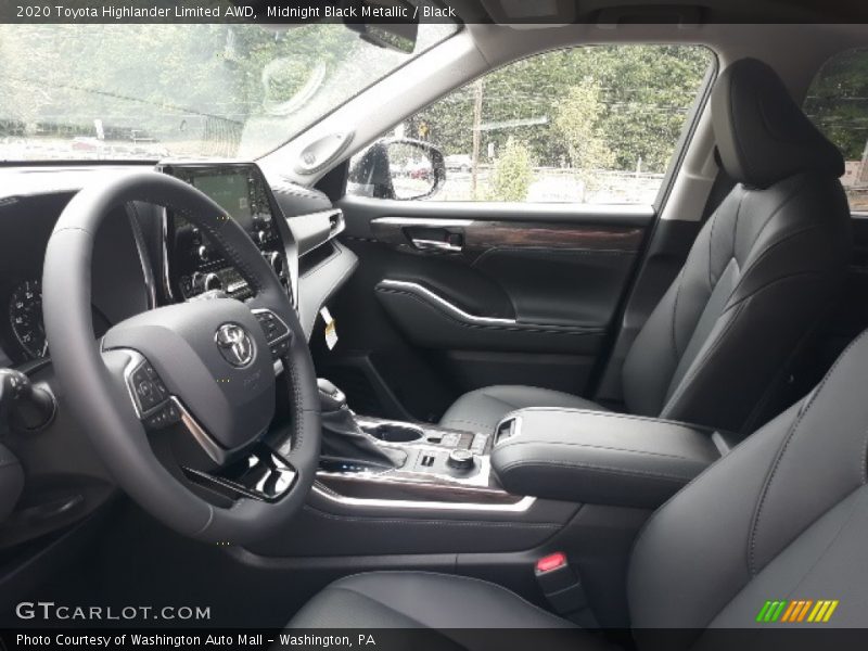 Midnight Black Metallic / Black 2020 Toyota Highlander Limited AWD