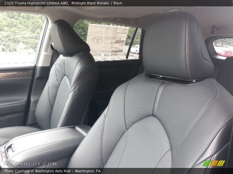 Midnight Black Metallic / Black 2020 Toyota Highlander Limited AWD