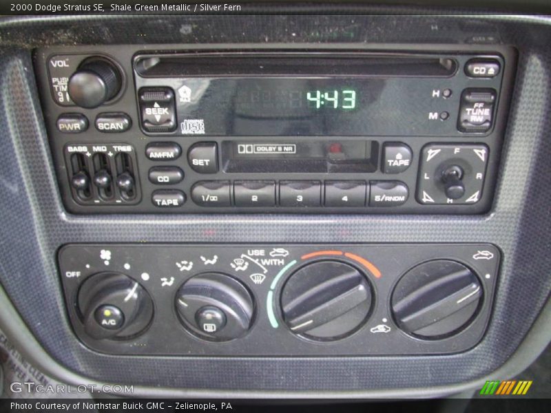 Shale Green Metallic / Silver Fern 2000 Dodge Stratus SE