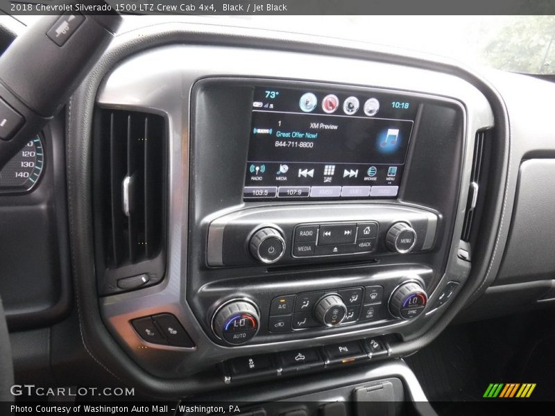 Black / Jet Black 2018 Chevrolet Silverado 1500 LTZ Crew Cab 4x4