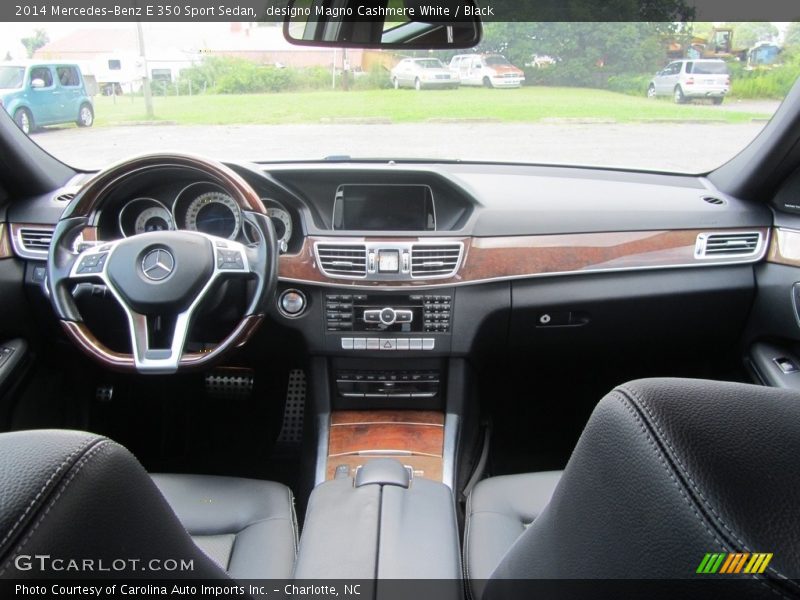 designo Magno Cashmere White / Black 2014 Mercedes-Benz E 350 Sport Sedan