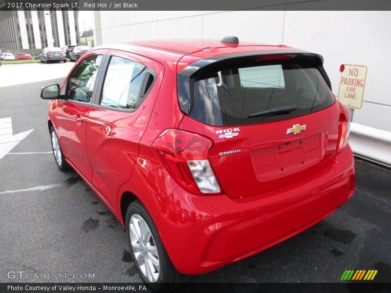 Red Hot / Jet Black 2017 Chevrolet Spark LT