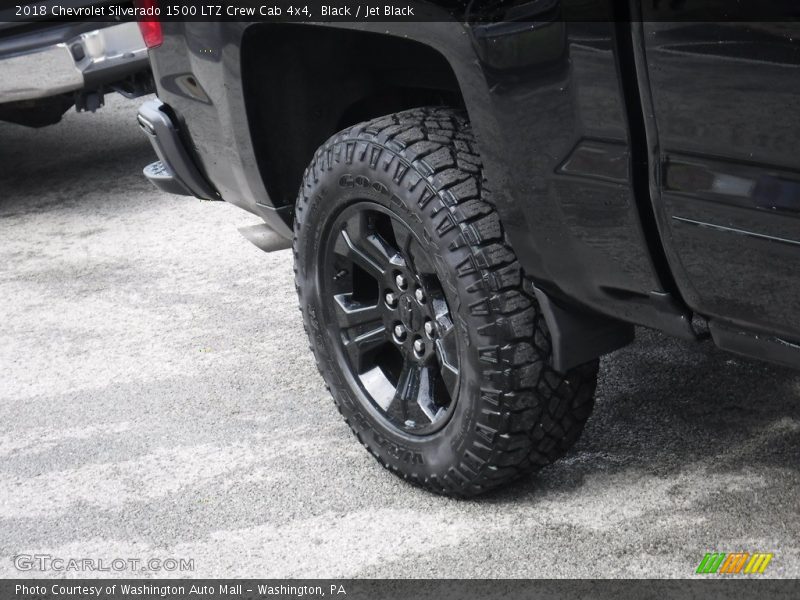 Black / Jet Black 2018 Chevrolet Silverado 1500 LTZ Crew Cab 4x4