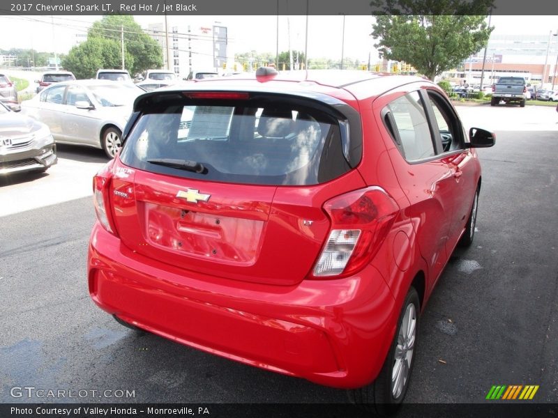 Red Hot / Jet Black 2017 Chevrolet Spark LT
