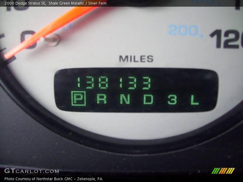 Shale Green Metallic / Silver Fern 2000 Dodge Stratus SE