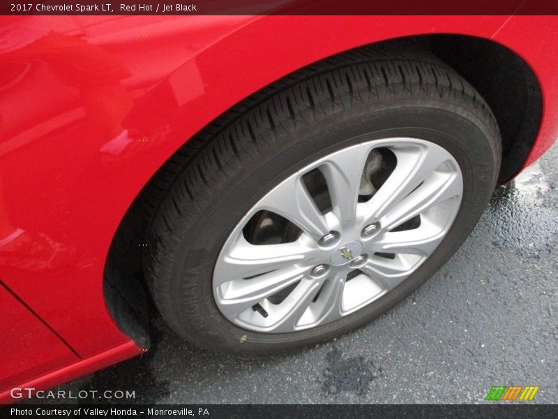 Red Hot / Jet Black 2017 Chevrolet Spark LT