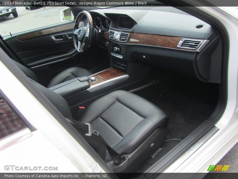 designo Magno Cashmere White / Black 2014 Mercedes-Benz E 350 Sport Sedan