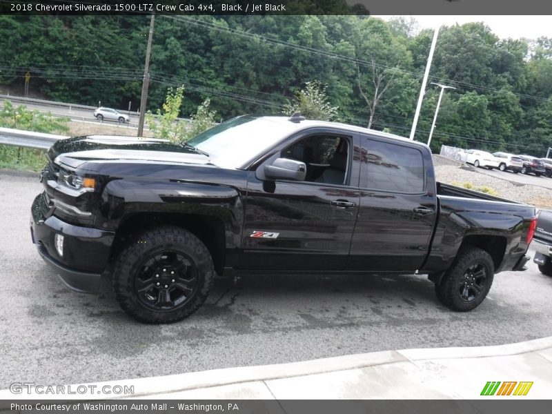 Black / Jet Black 2018 Chevrolet Silverado 1500 LTZ Crew Cab 4x4