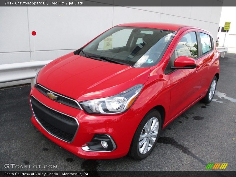 Red Hot / Jet Black 2017 Chevrolet Spark LT
