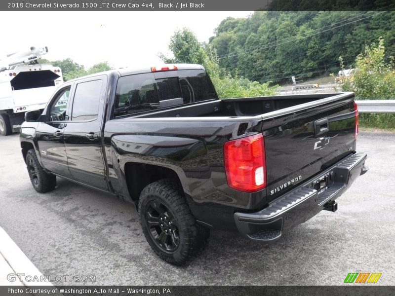 Black / Jet Black 2018 Chevrolet Silverado 1500 LTZ Crew Cab 4x4