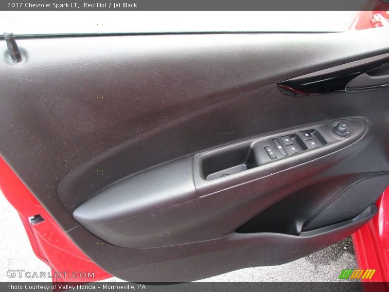 Red Hot / Jet Black 2017 Chevrolet Spark LT
