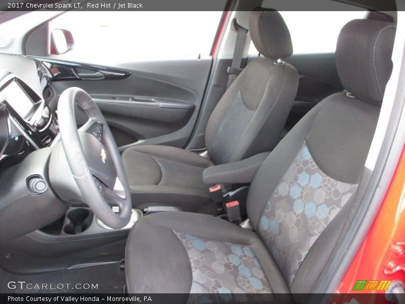 Red Hot / Jet Black 2017 Chevrolet Spark LT