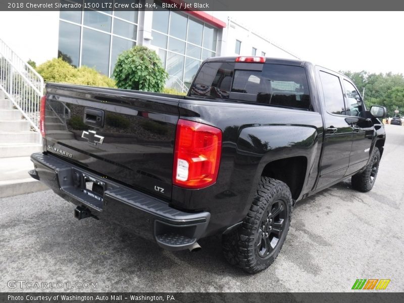 Black / Jet Black 2018 Chevrolet Silverado 1500 LTZ Crew Cab 4x4