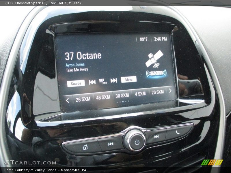 Red Hot / Jet Black 2017 Chevrolet Spark LT