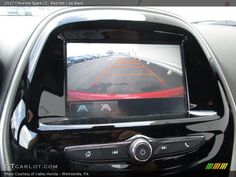 Red Hot / Jet Black 2017 Chevrolet Spark LT
