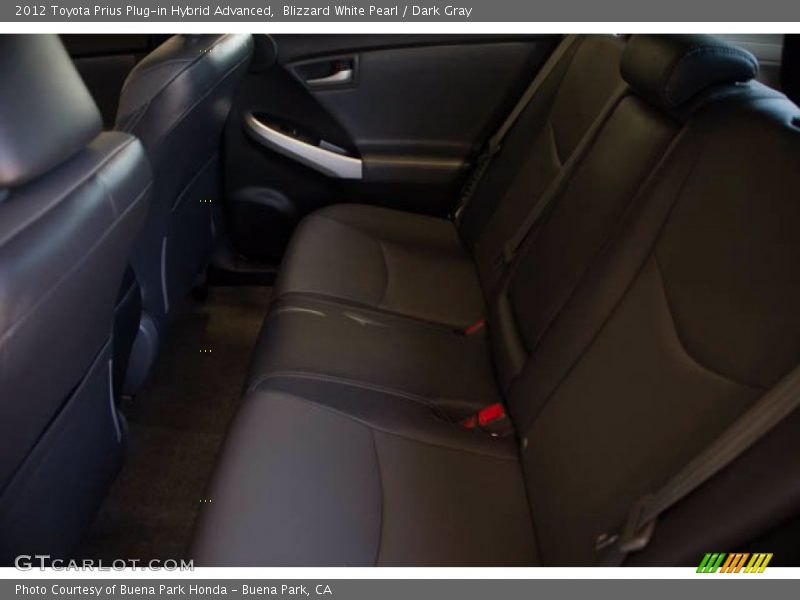 Blizzard White Pearl / Dark Gray 2012 Toyota Prius Plug-in Hybrid Advanced