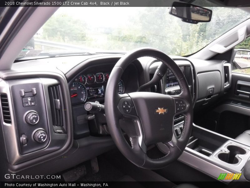 Black / Jet Black 2018 Chevrolet Silverado 1500 LTZ Crew Cab 4x4