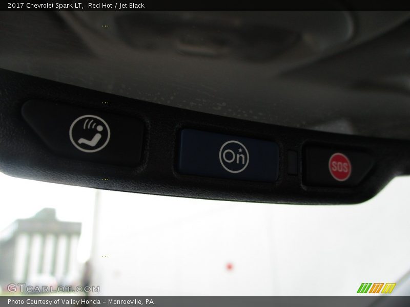 Red Hot / Jet Black 2017 Chevrolet Spark LT