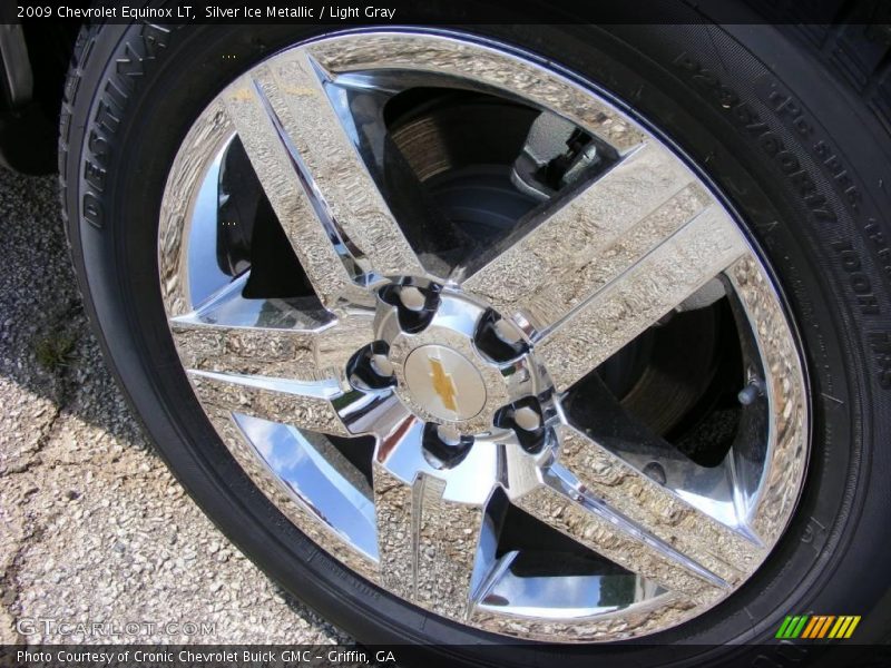 Silver Ice Metallic / Light Gray 2009 Chevrolet Equinox LT