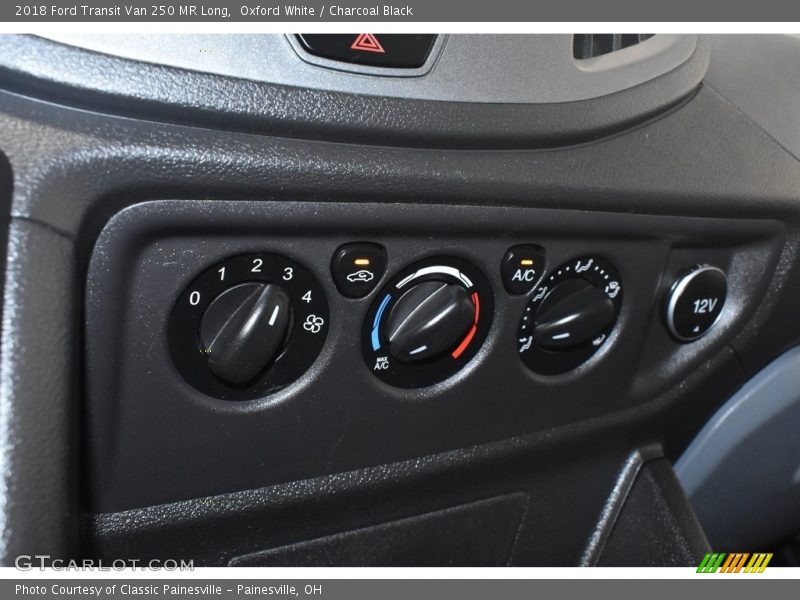 Controls of 2018 Transit Van 250 MR Long