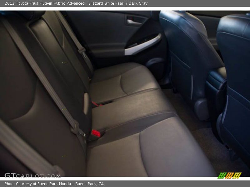 Blizzard White Pearl / Dark Gray 2012 Toyota Prius Plug-in Hybrid Advanced