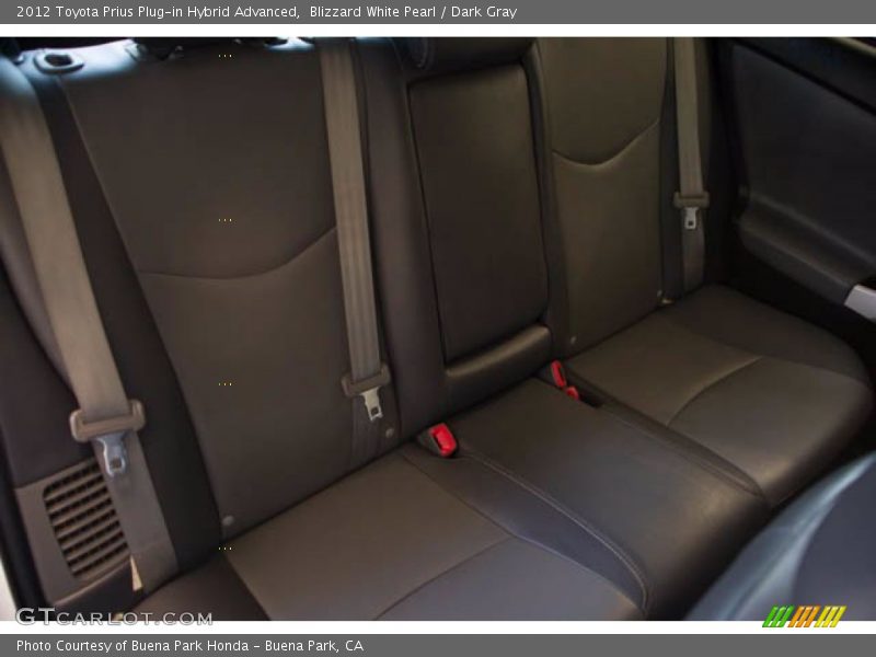 Blizzard White Pearl / Dark Gray 2012 Toyota Prius Plug-in Hybrid Advanced