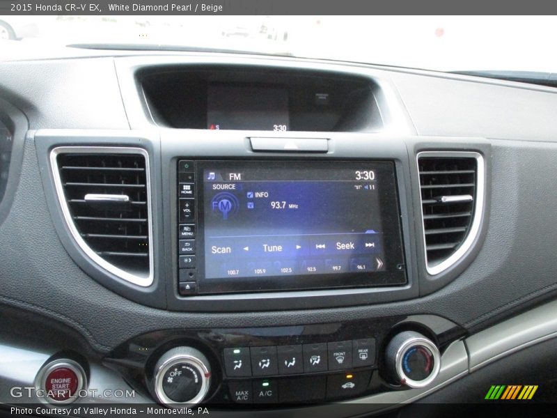 White Diamond Pearl / Beige 2015 Honda CR-V EX
