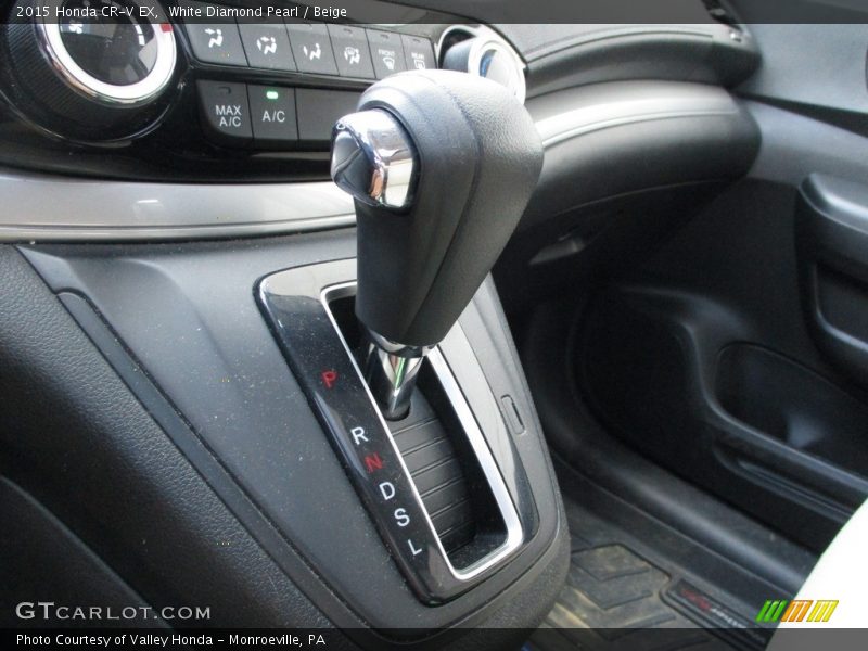 White Diamond Pearl / Beige 2015 Honda CR-V EX