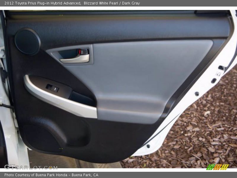 Blizzard White Pearl / Dark Gray 2012 Toyota Prius Plug-in Hybrid Advanced